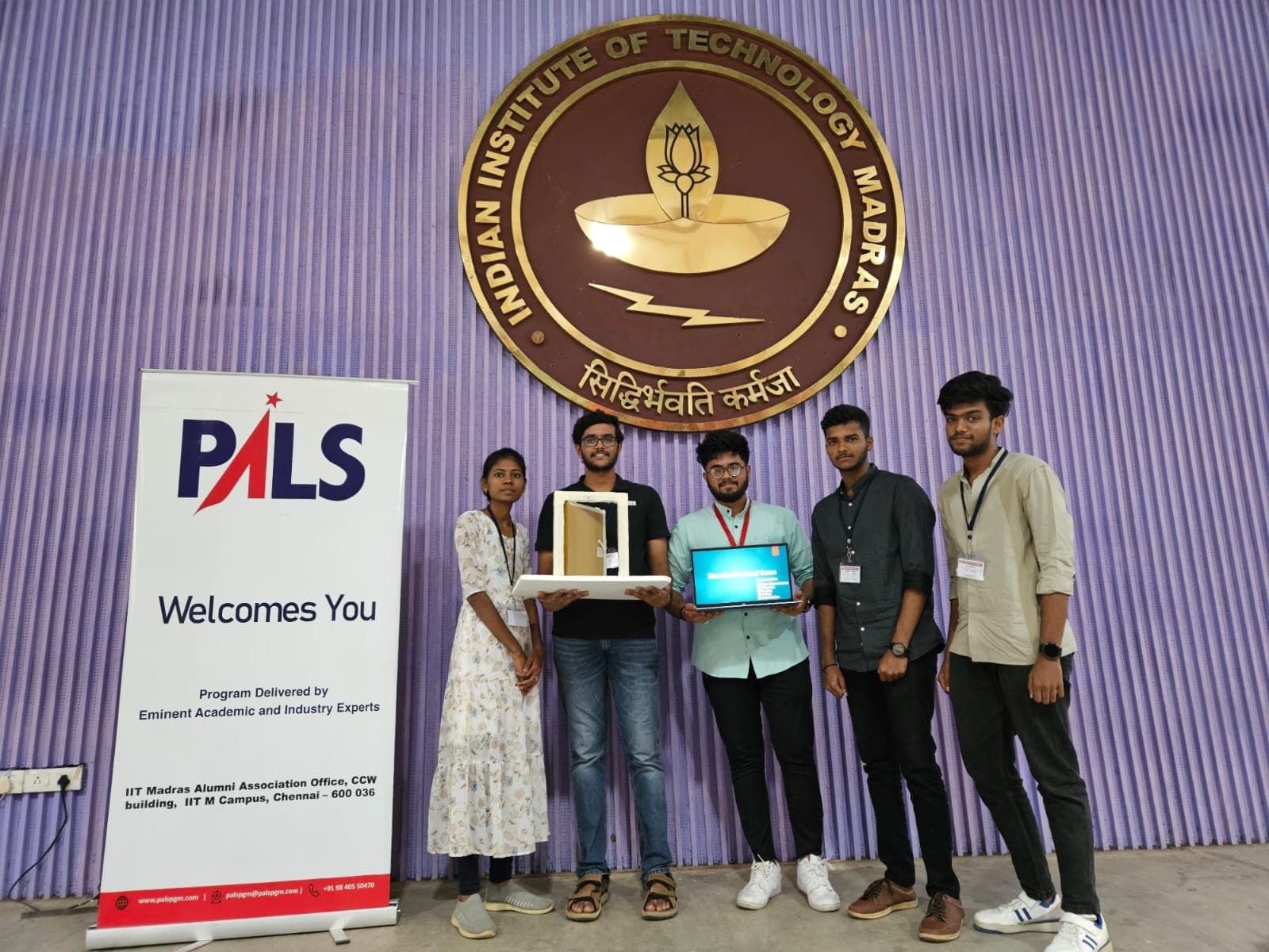 At IIT Madras for a workshop cum hackathon